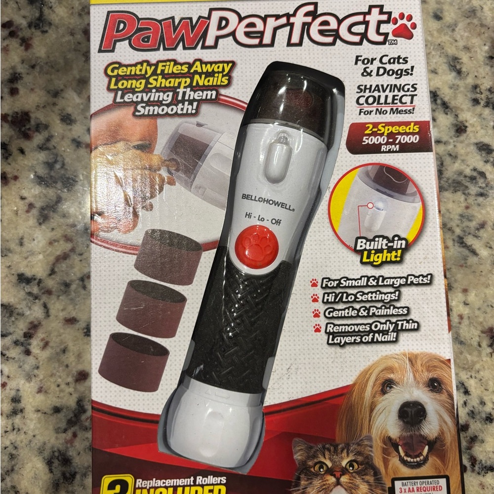 Bell + Howell PawPerfect Pet Nail Grinder - Picture 2 of 3